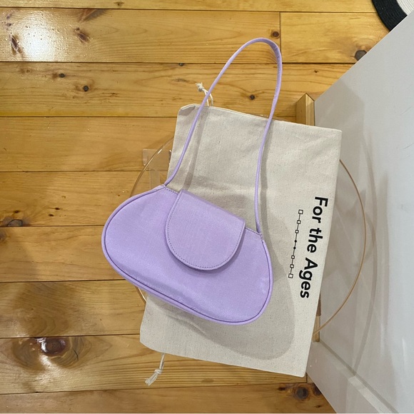 For the Ages Lavender Moire Baguette - Picture 3 of 5